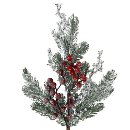 Iced Twig/Snowed Berry Pick 17" | KS