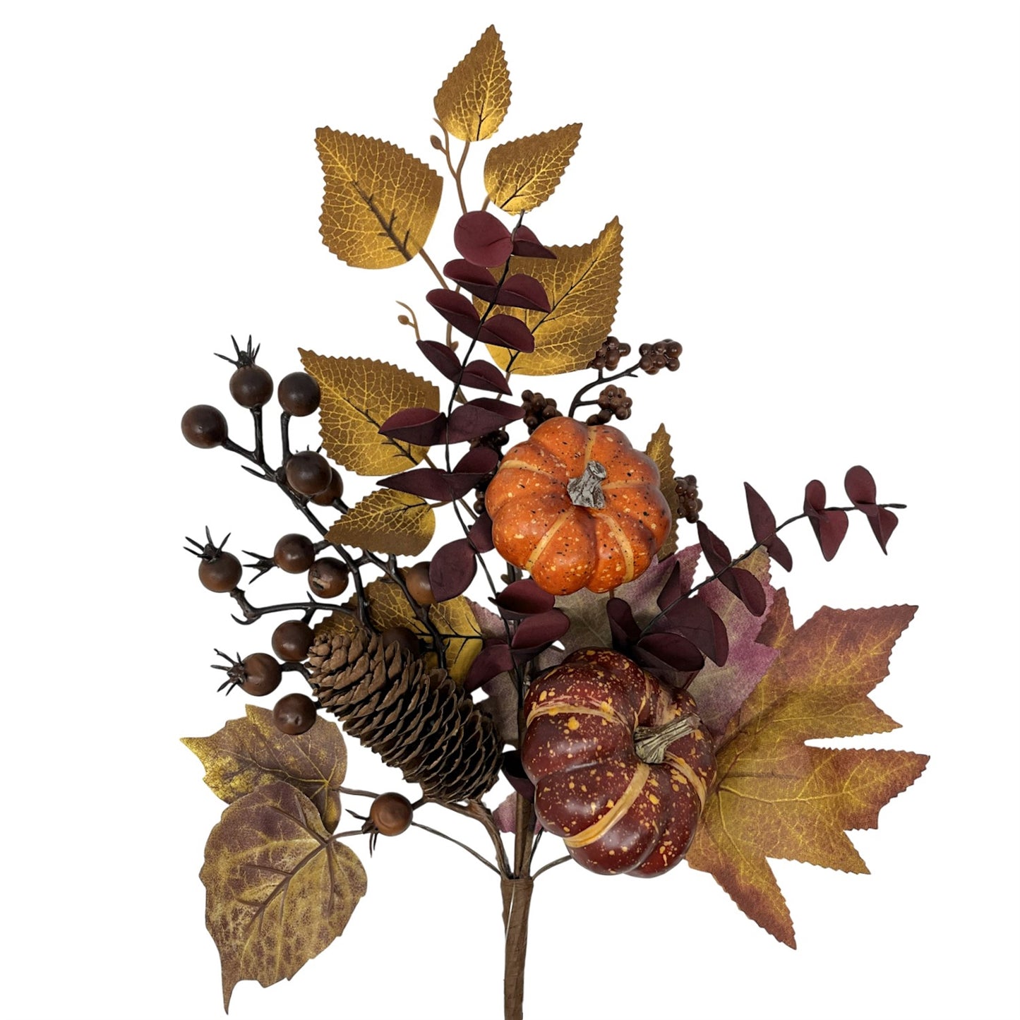 Earth Toned Pumpkin Spray 16" | KS