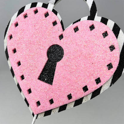Felt Heart Lock Pick 16" | QP