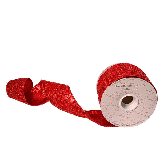 Twisted Elegance Red Ribbon 2.5”X10YD | IR