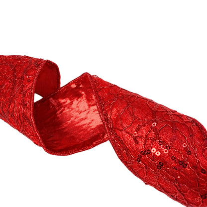 Twisted Elegance Red Ribbon 2.5”X10YD | IR