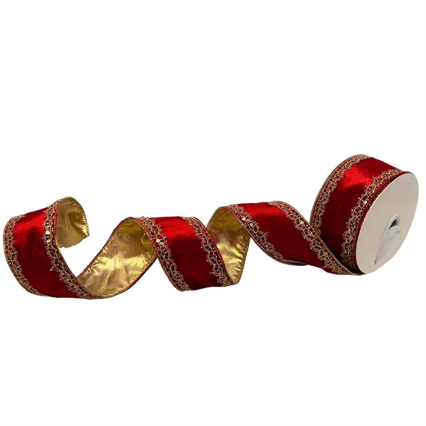 Elegant Edge Velvet Ribbon 2.5" x 10yds - Red | CRR