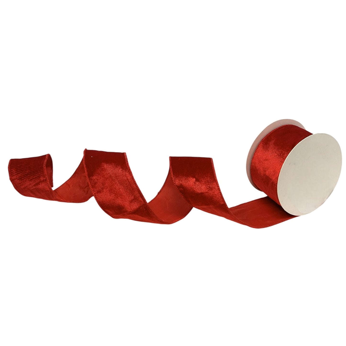Velvet ribbon - 5" x 10yd - Red | CRR