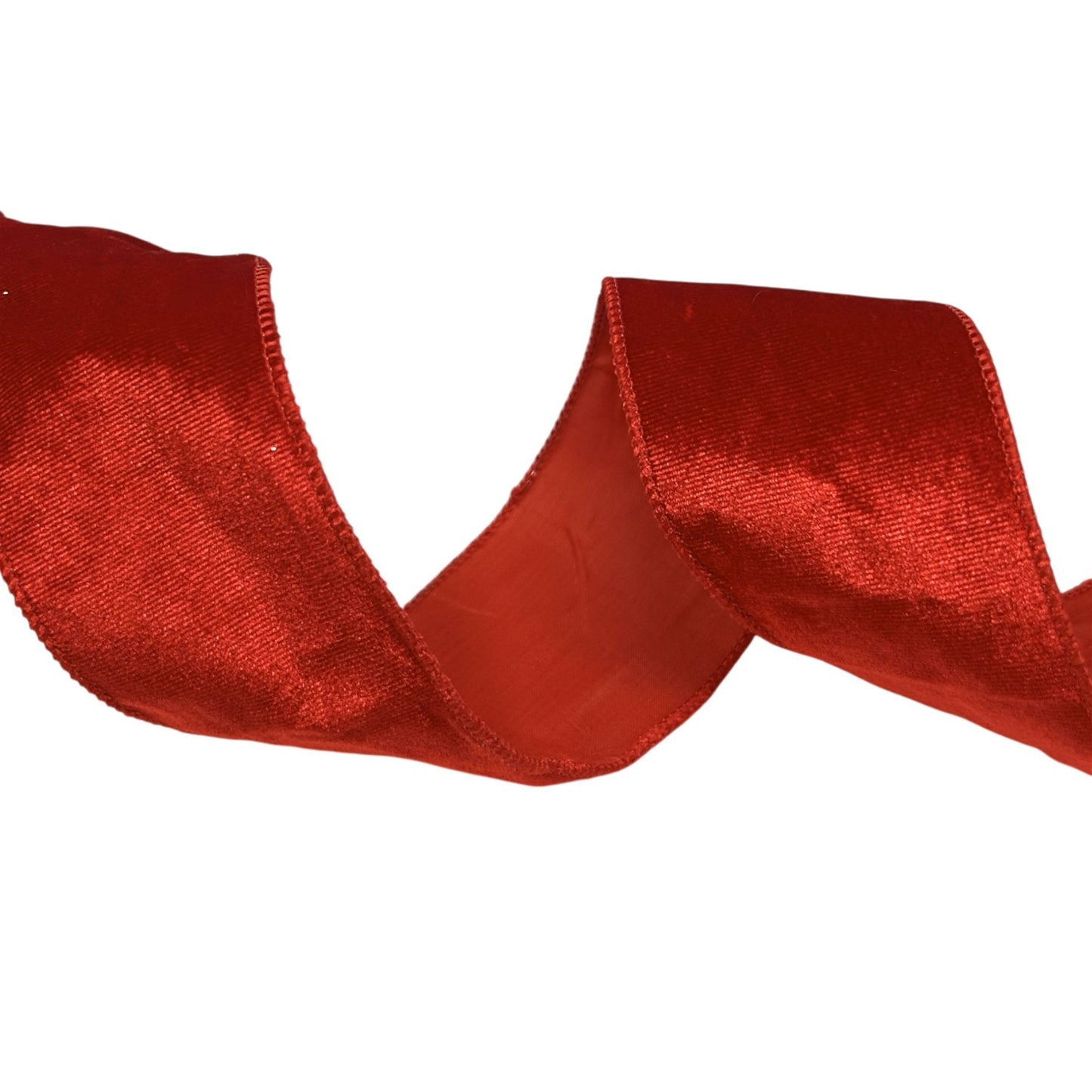 Velvet ribbon - 5" x 10yd - Red | CRR