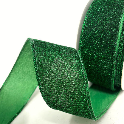 Green Shimmering Ribbon 1.5" x10yd | CRR