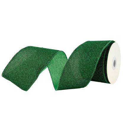Green Shimmering Ribbon 2.5" x10yd | CRR