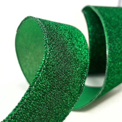 Green Shimmering Ribbon 2.5" x10yd | CRR