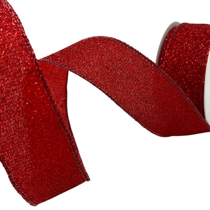 Red Shimmering Ribbon 1.5" x10yd | CRR