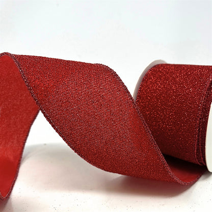 Red Shimmering Ribbon 2.5" x10yd | CRR