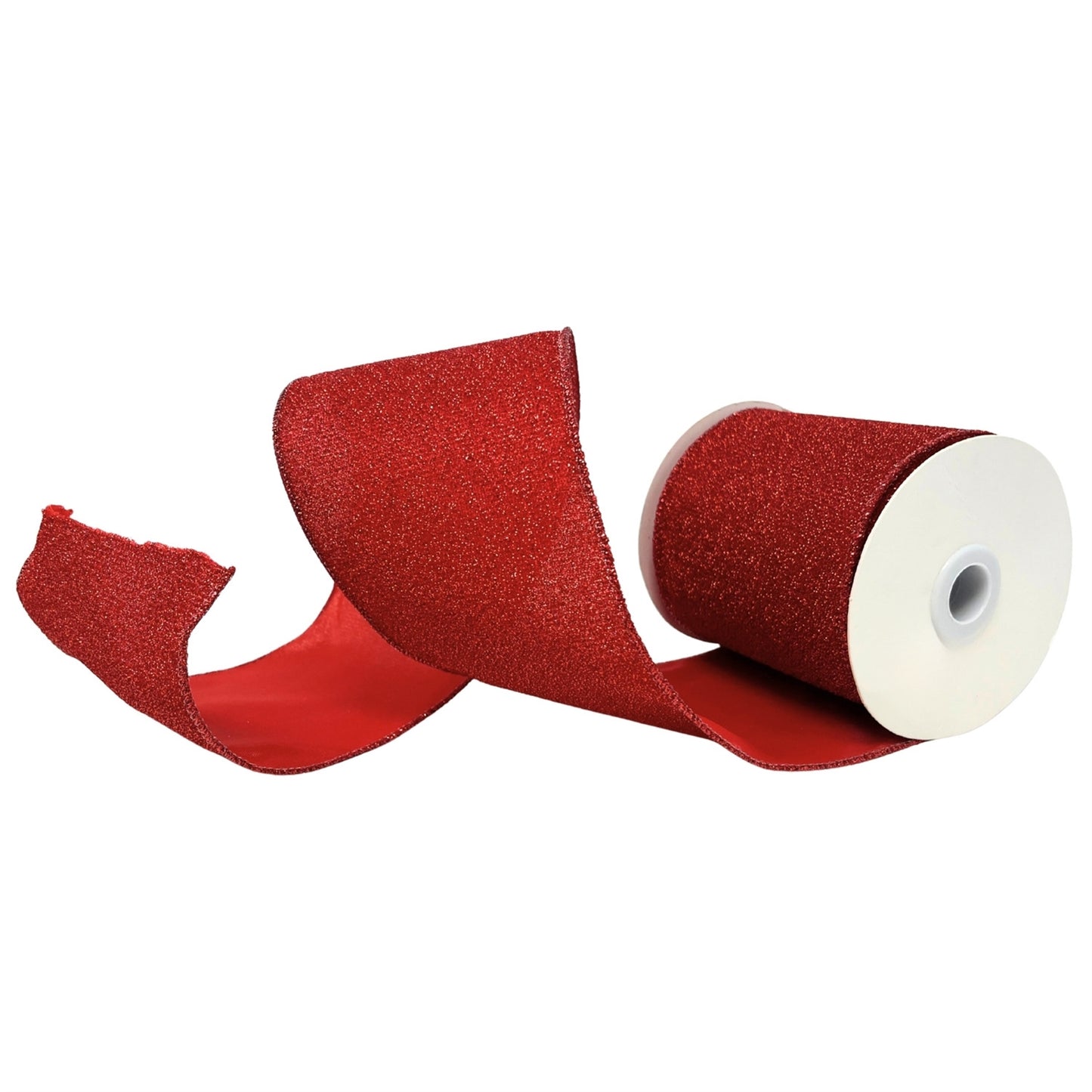 Red Shimmering Ribbon 4" x10yd | CRR
