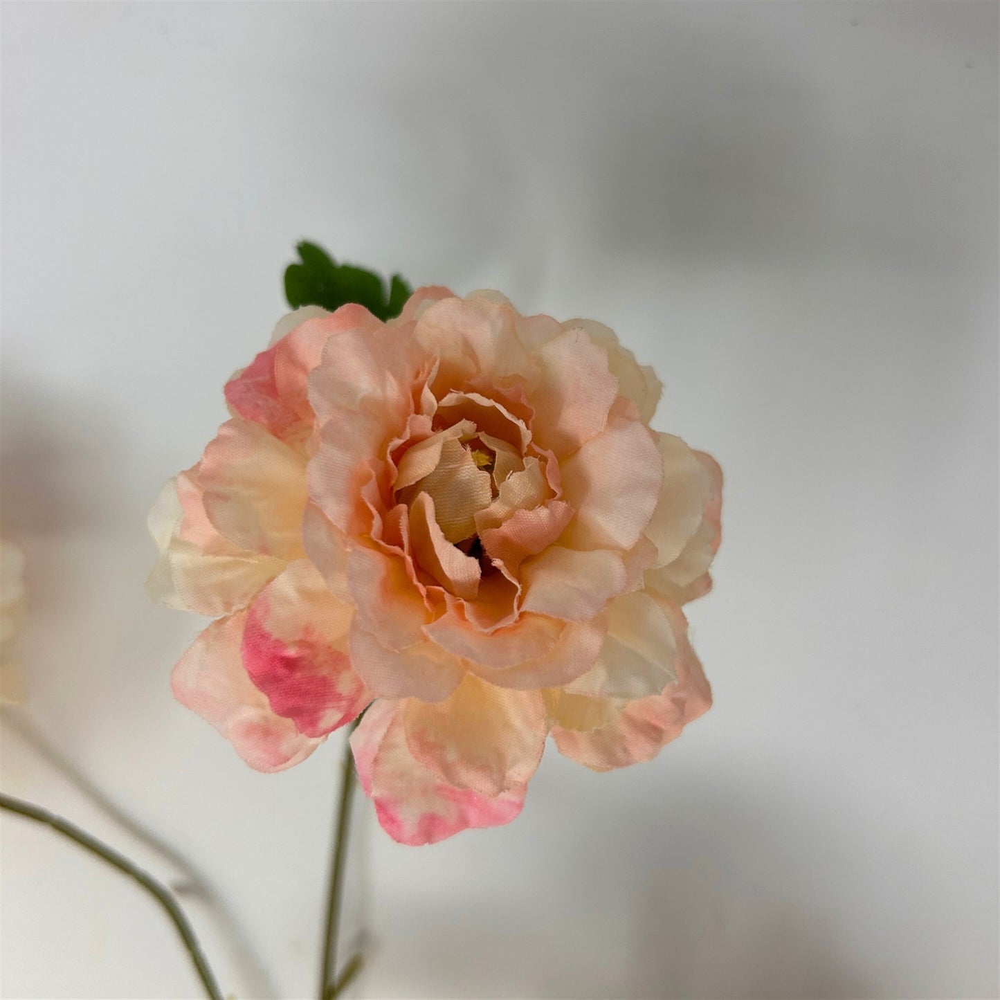 French Marigold Spray X 3 25" - Champagne/Pink