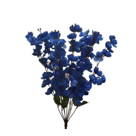 Cherry Blossom Bush x9 18" - Blue