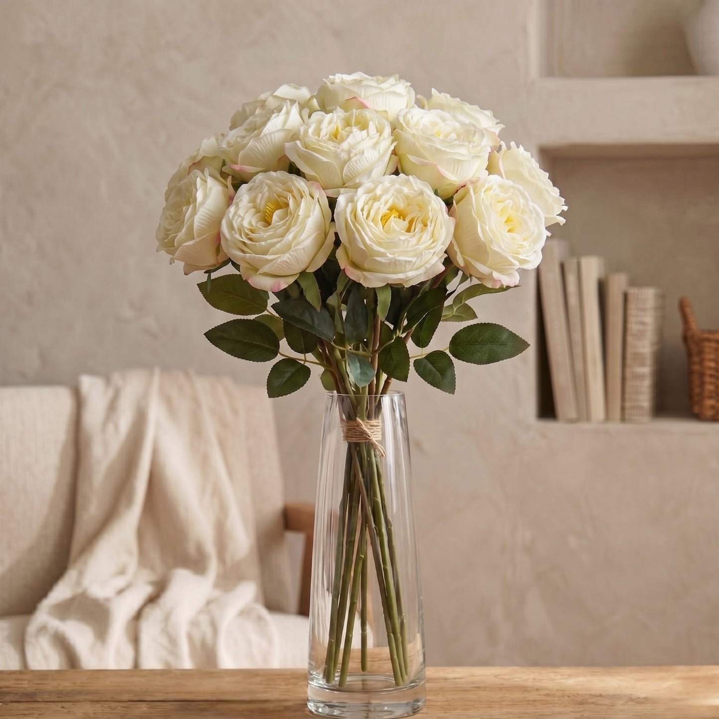 Windsor Rose Stem 24" - Cream | GTE