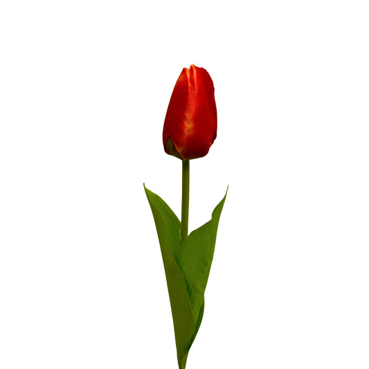 21.25" Tulip Spray in Orange Red | YS