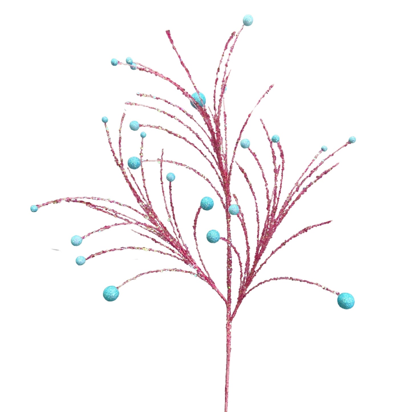 Wildly Perfect Twig Ball Spray 35" - Pink/Blue | KS