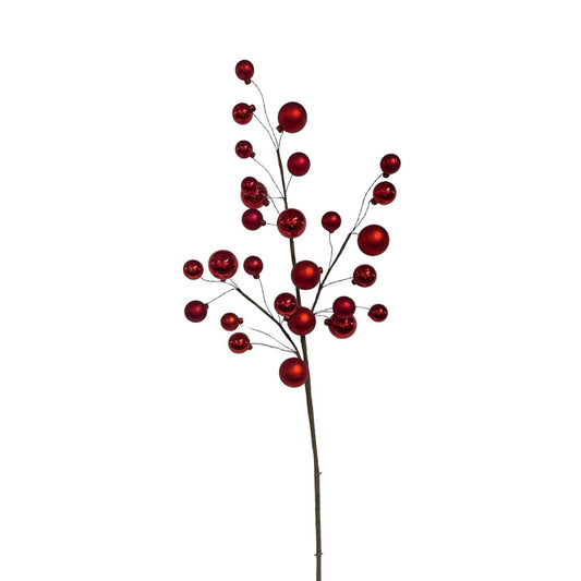 Cherished Matte and Shiny Ball Spray 31" - Red | KS