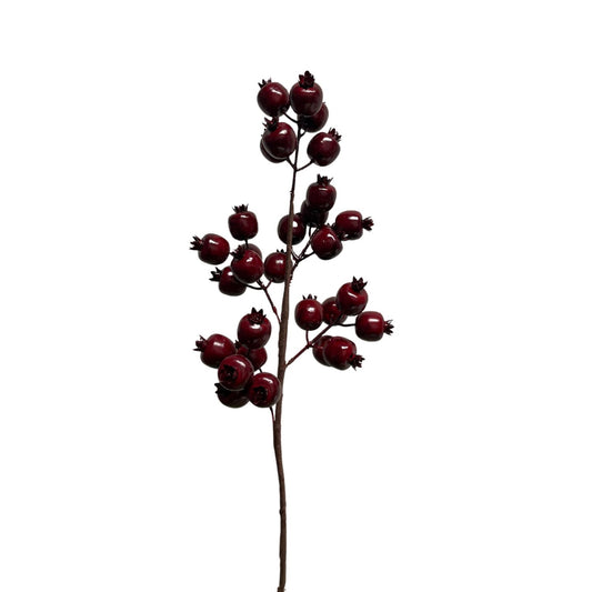 All Weather Grape Berry Cluster Spray 23"- Red | KS