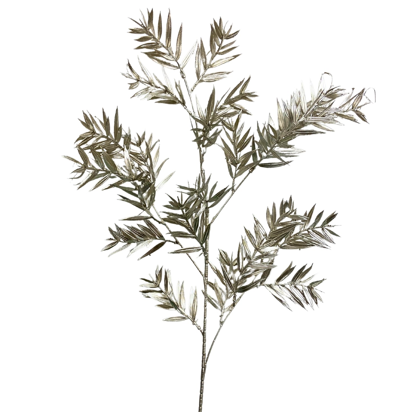 Metallic Rosemary Spray 35" - Platinum | KS