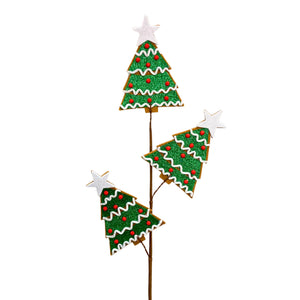 Christmas Tree Cookie Spray 29" - Red/White/Green | KS