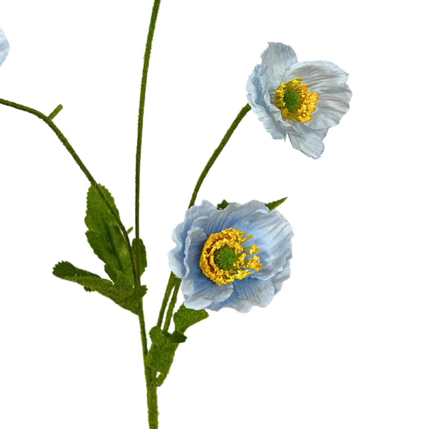 Flowering Fields Mini Poppy Spray - Lt. Blue - 23.5” |YSE