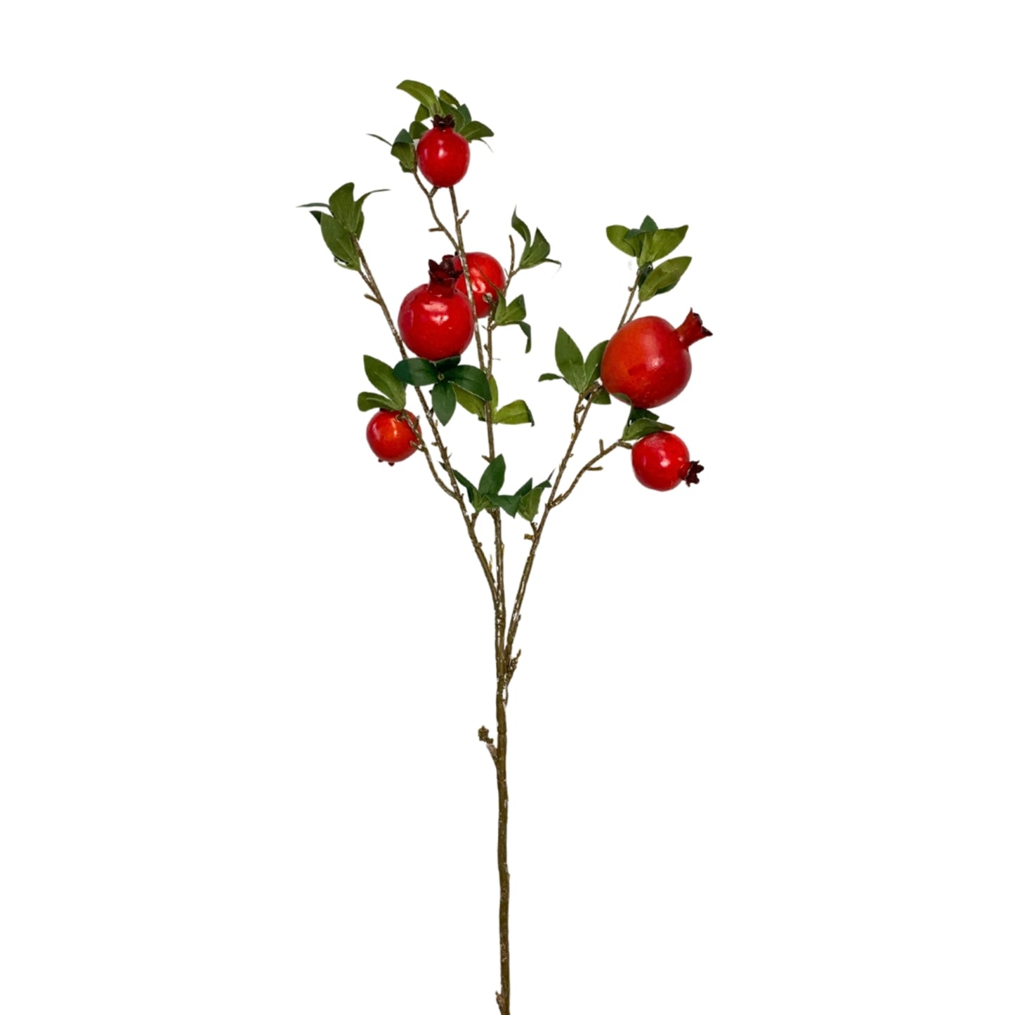 Lovely Fields Pomegranate Branch - Red/Orange 35” | YANTI