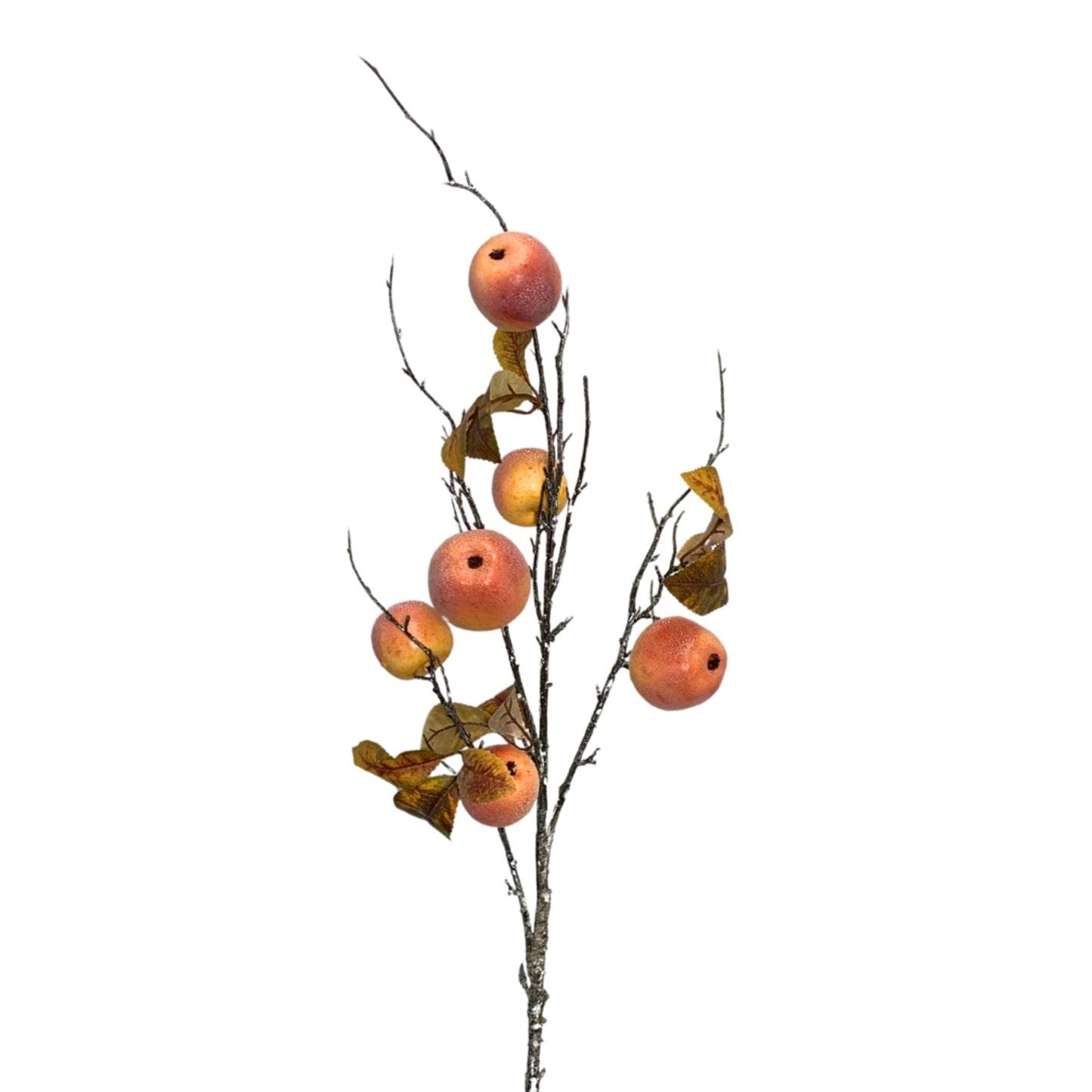 Meadow Vines Faux Apple Branch - Yellow/Orange 38” | YANTI