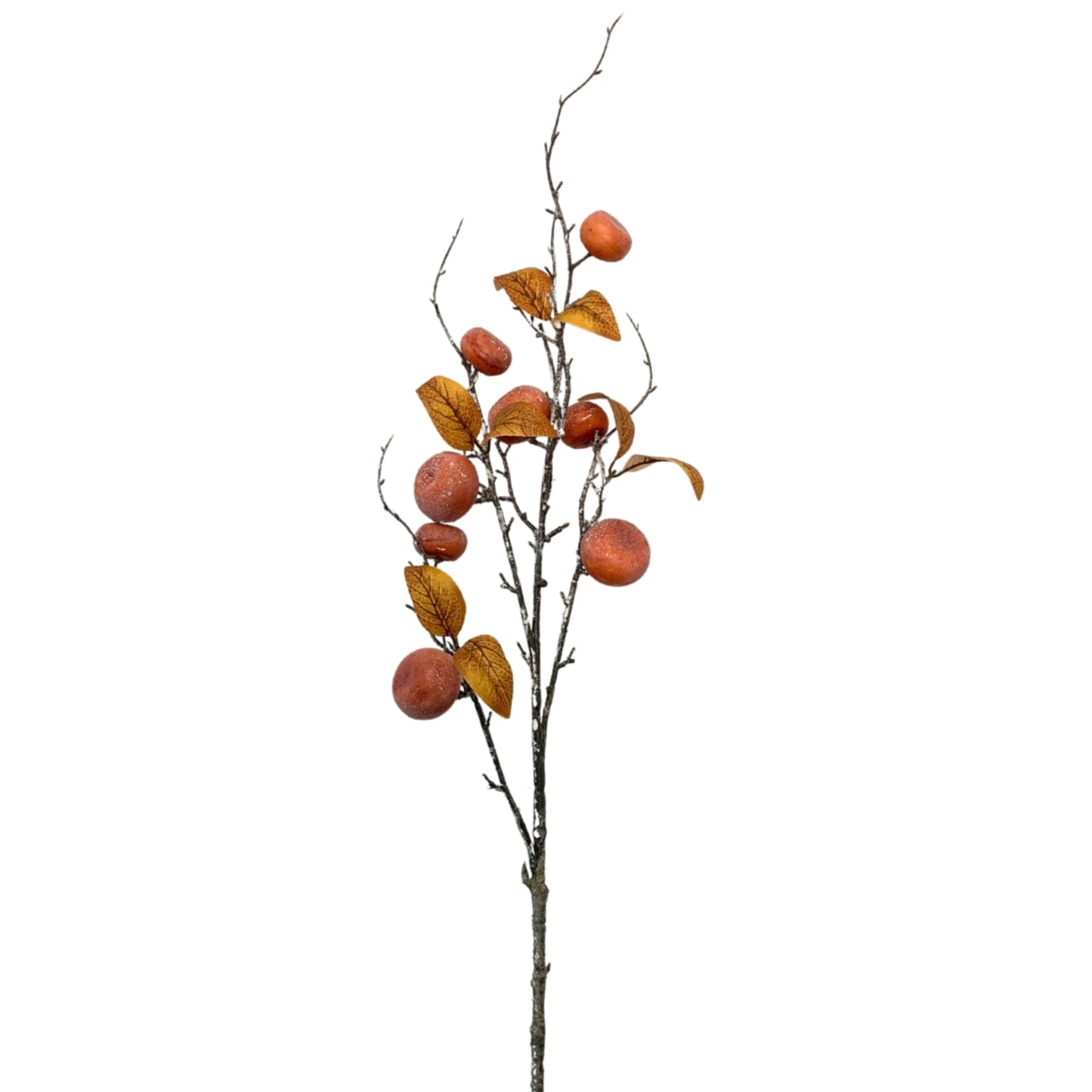 Faux Dried Persimmon Branch 38.5” | YANTI