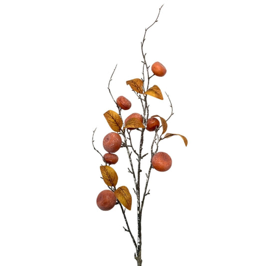 Faux Dried Persimmon Branch 38.5” | YS