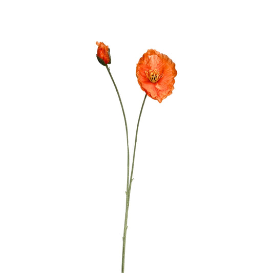 Giant Field Poppy Spray - Orange - 42” | YANTI