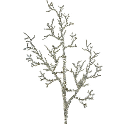 Sequin Pearl Twigs Branch - Champagne 32" | KS