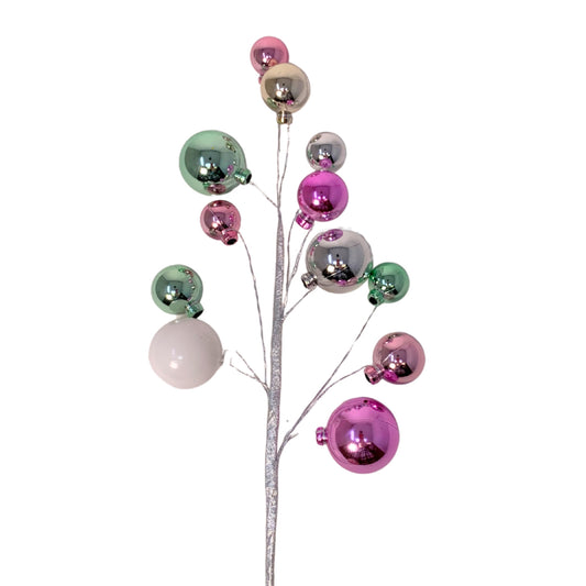 Elegant Ball Pick - Pink/Mint/White/Silver 16” |KS