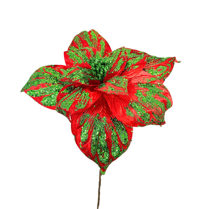Magical Magnolia Stem - Red/Emerald 23" |KS