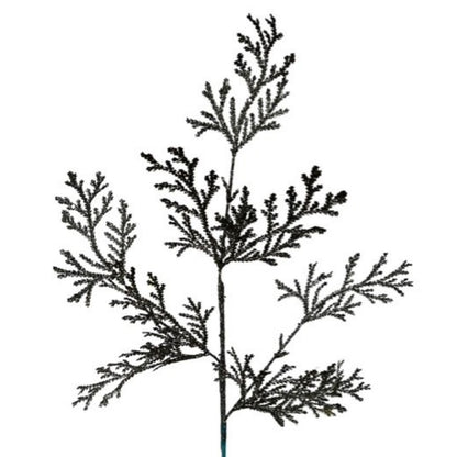 Glitter Lycopodium Spray - Deep Sage 28.5" | KS
