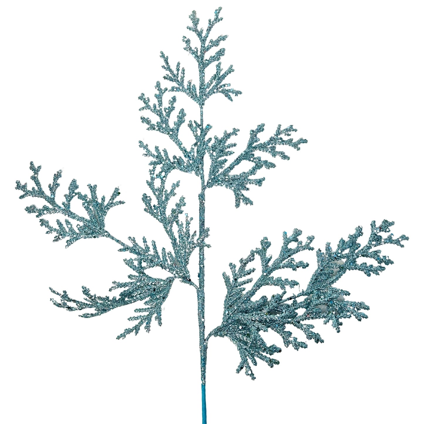 Glitter Lycopodium Spray - Lt. Blue 28.5" | KS