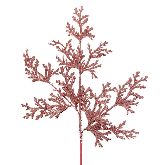 Glitter Lycopodium Spray - Pink 28.5” |KS