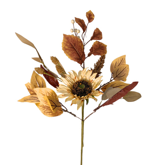 Sunflower Fields Berry Foliage Spray 23.5” |KS