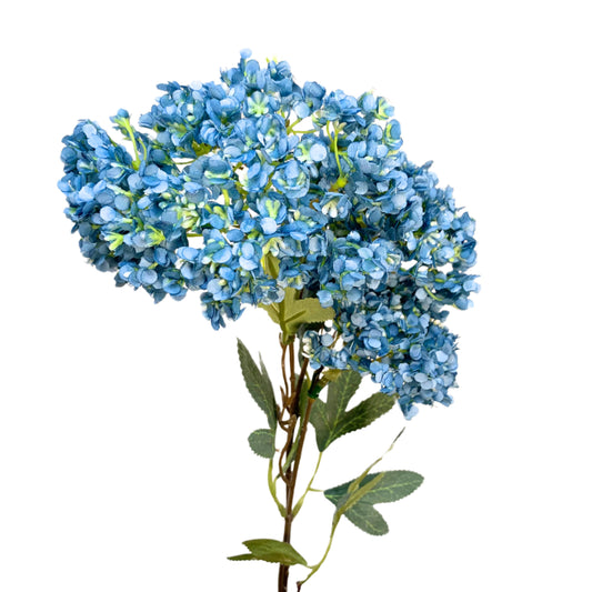 Faux Dried Viburnum Spray - Blue 24.5" | YSE