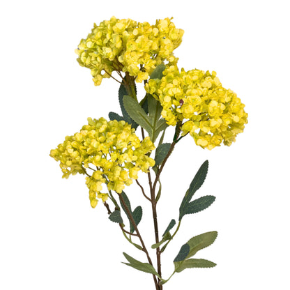 Faux Dried Viburnum Spray - Yellow 24.5" | YSE