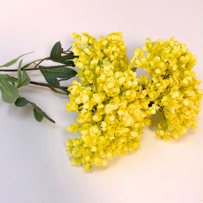 Faux Dried Viburnum Spray - Yellow 24.5" | YSE