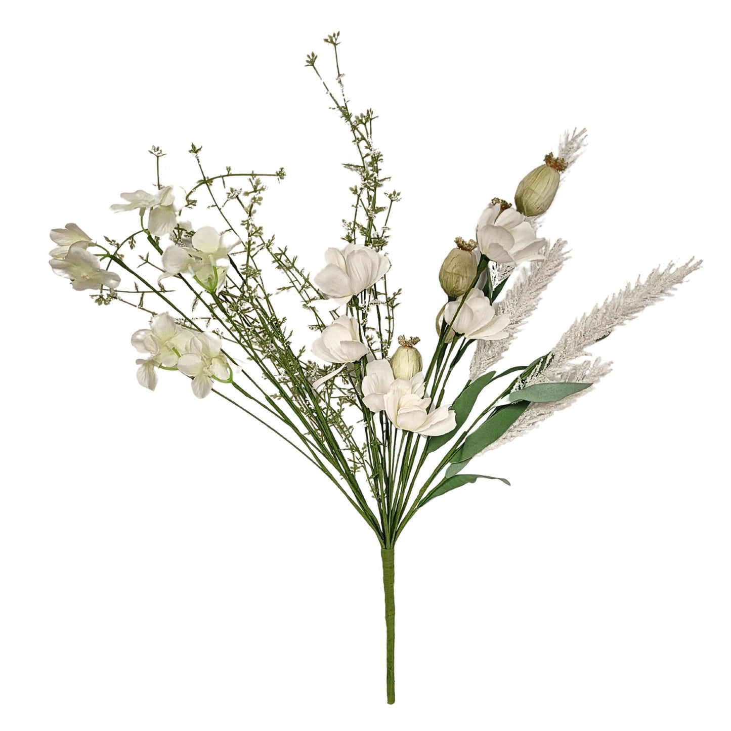 Wildflower Meadows Bundle Spray - White/Cream 23” | QPE