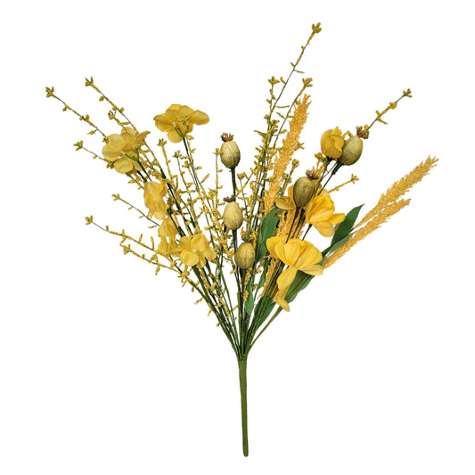 Wildflower Meadows Bundle Spray - Yellow 23” | QPE