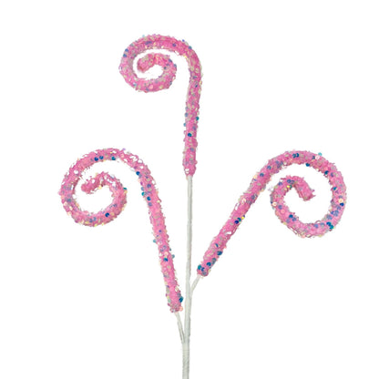 Velvet Sequin Curl Spray - Pink 29” | KS