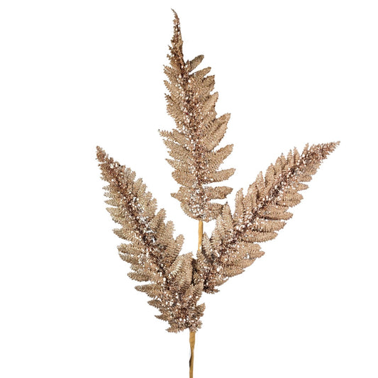 Jumbo Glitter Sequin Fern - Champagne 34” | KS