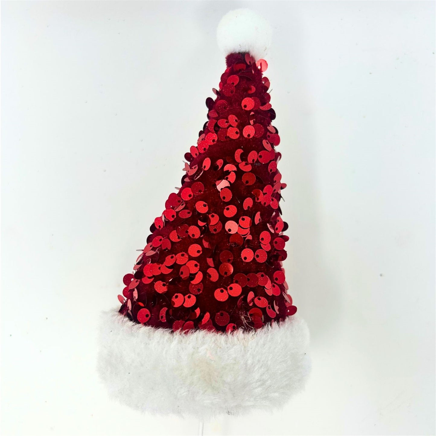 HO HO's Sequin Hat Spray x 2 - Red/White 29” | KS