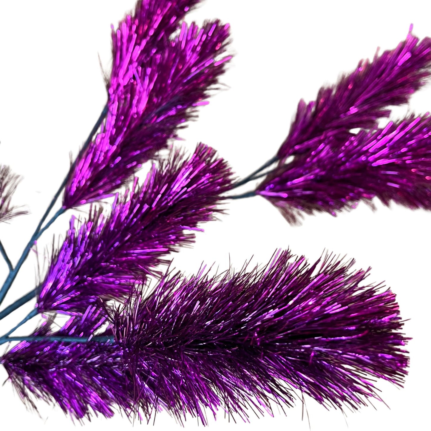 Metallic Foxtail Spray - Purple 28"