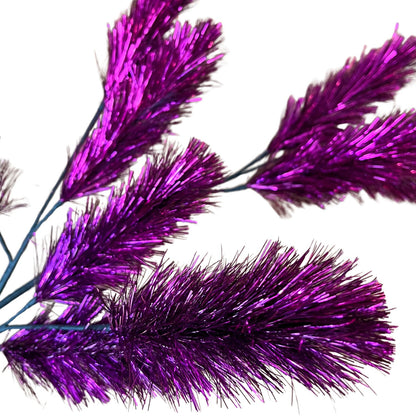 Metallic Foxtail Spray - Purple 28"