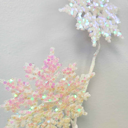 Glitter Snowflake Spray - Iridescent 30.5” | KS