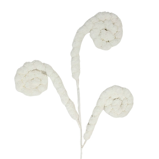 Faux Sherpa Curl Spray - White 24” | KS