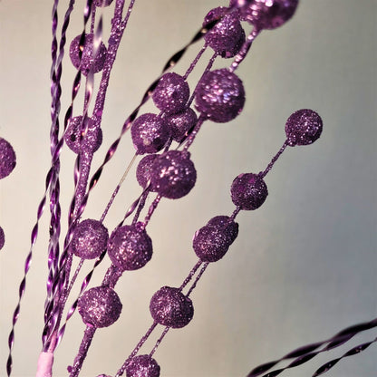 Metallic Twist Glitter Spray - Purple 32” | KS