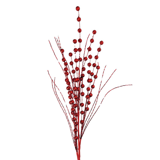 Metallic Twist Glitter Spray - Red 32” | KS